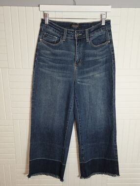 Judy Blue Wide Leg Crop Jeans Size 28